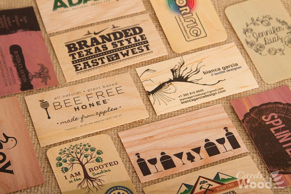 Cards of Wood Business Card